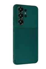 Uray store Samsung Galaxy S26 Ultra Auto Focus Karbon Kapak - Koyu Yeşil - Görsel 2