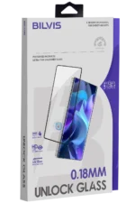Uray store Samsung Galaxy S26 Ultra Bilvis 0.18mm Unlock Glass Cam Ekran Koruyucu- Siyah
