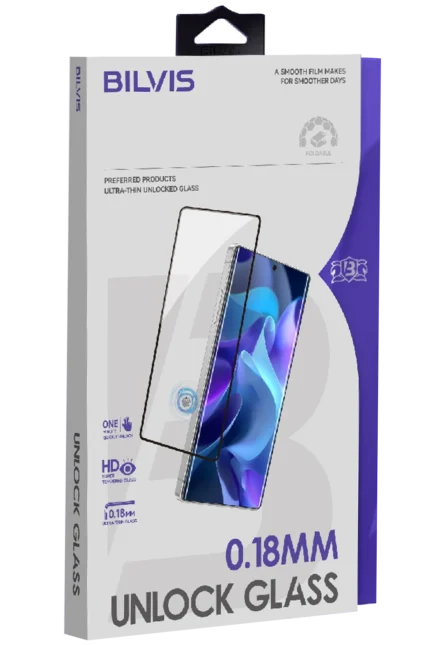 Uray store Samsung Galaxy S26 Ultra Bilvis 0.18mm Unlock Glass Cam Ekran Koruyucu- Siyah