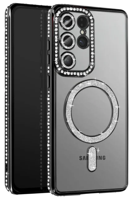 Uray store Samsung Galaxy S26 Ultra Joke Simli Magneticsafe Kılıf - Siyah