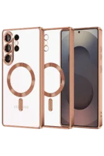 Uray store Samsung Galaxy S26 Ultra Kross Magneticsafe Kapak - Çöl Titanyum