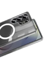Uray store Samsung Galaxy S26 Ultra Magneticsafe Şeffaf Silikon - Şeffaf - Görsel 2