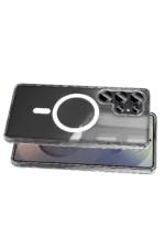 Uray store Samsung Galaxy S26 Ultra Magneticsafe Şeffaf Silikon - Şeffaf - Görsel 3