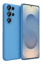 Uray store Samsung Galaxy S26 Ultra Nano içi Kadife Silikon - Mavi