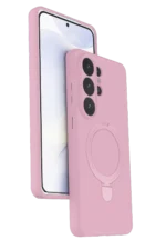 Uray store Samsung Galaxy S26 Ultra Regal Magsafe Standlı Kapak - Açık Pembe - Görsel 2