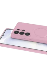 Uray store Samsung Galaxy S26 Ultra Regal Magsafe Standlı Kapak - Açık Pembe - Görsel 3