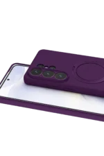 Uray store Samsung Galaxy S26 Ultra Regal Magsafe Standlı Kapak - Derin Mor - Görsel 3