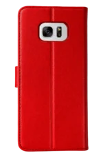 Uray store Samsung Galaxy S7 Edge Trend S Plus Kapaklı Kılıf - Kırmızı