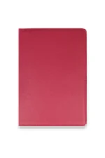 Uray store Samsung Galaxy T220 Tab A7 Lite 8.7 Kılıf 360 Tablet Deri Kılıf - Pembe - Görsel 3