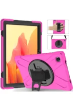 Uray store Samsung Galaxy T220 Tab A7 Lite 8.7 Kılıf Amazing Tablet Kapak - Pembe - Görsel 2