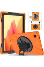 Uray store Samsung Galaxy T220 Tab A7 Lite 8.7 Kılıf Amazing Tablet Kapak - Turuncu - Görsel 2
