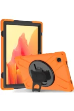 Uray store Samsung Galaxy T220 Tab A7 Lite 8.7 Kılıf Amazing Tablet Kapak - Turuncu