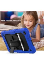 Uray store Samsung Galaxy T290 Tab A 8 Kılıf Pars Tablet Kapak - Mavi - Görsel 6