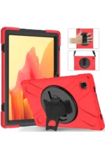 Uray store Samsung Galaxy T500 Tab A7 10.4 Kılıf Amazing Tablet Kapak - Kırmızı - Görsel 2