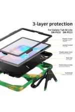 Uray store Samsung Galaxy T500 Tab A7 10.4 Kılıf Griffin Tablet Kapak - Kamuflaj - Görsel 5