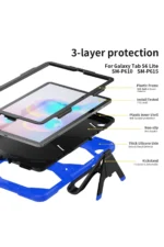 Uray store Samsung Galaxy T500 Tab A7 10.4 Kılıf Griffin Tablet Kapak - Mavi - Görsel 5