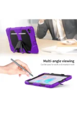 Uray store Samsung Galaxy T500 Tab A7 10.4 Kılıf Griffin Tablet Kapak - Mor - Görsel 7