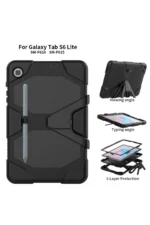Uray store Samsung Galaxy T500 Tab A7 10.4 Kılıf Griffin Tablet Kapak - Siyah - Görsel 4