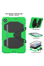 Uray store Samsung Galaxy T500 Tab A7 10.4 Kılıf Griffin Tablet Kapak - Yeşil - Görsel 4