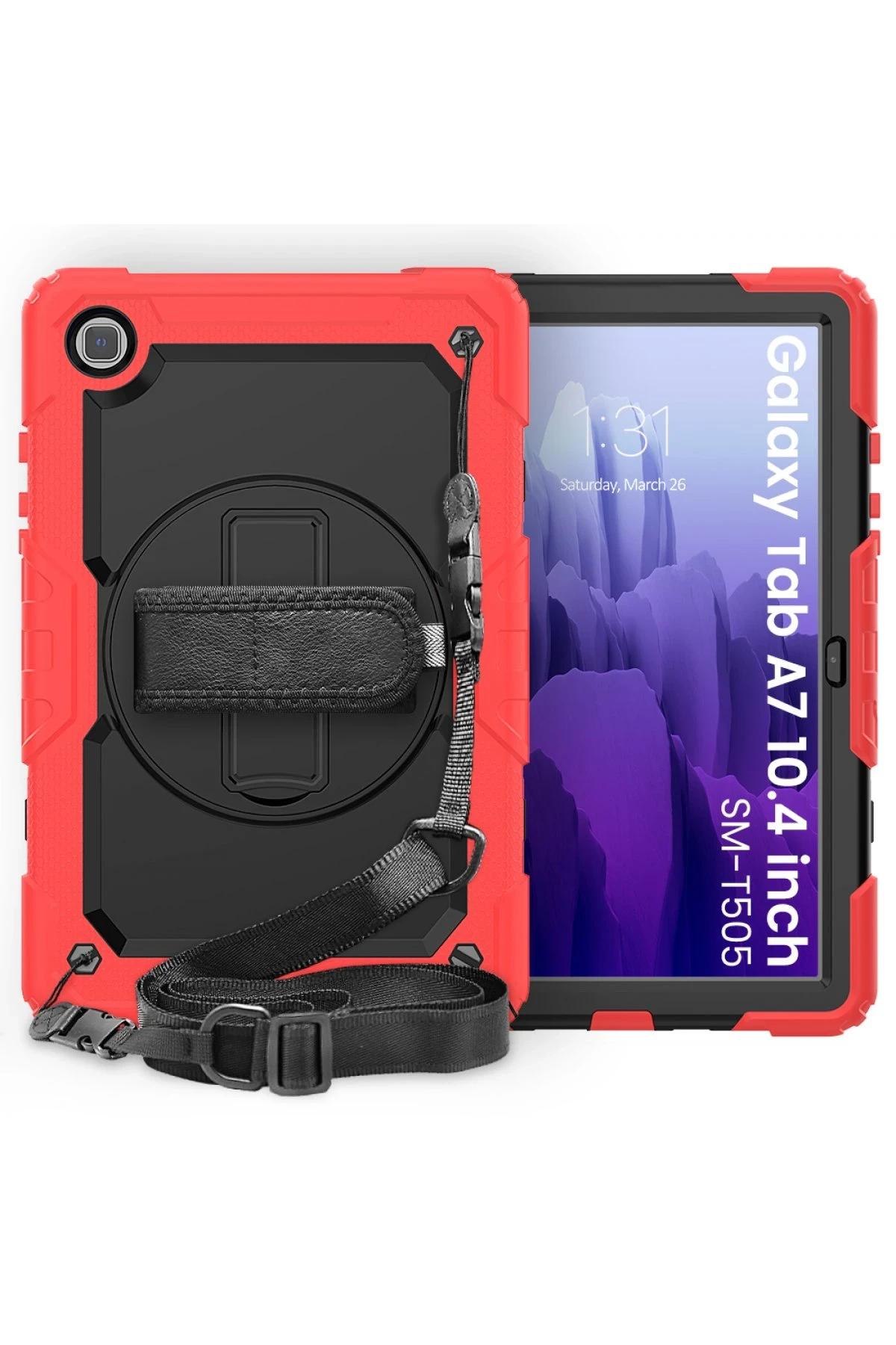 newface-samsung-galaxy-t500-tab-a7-104-kilif-pars-tablet-kapak-kirmizi-default Uray store Samsung Galaxy T500 Tab A7 10.4 Kılıf Pars Tablet Kapak - Kırmızı - Görsel 1