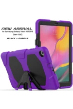 Uray store Samsung Galaxy T510 Tab A 10.1 Kılıf Griffin Tablet Kapak - Mor - Görsel 2