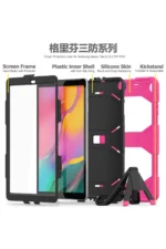 Uray store Samsung Galaxy T510 Tab A 10.1 Kılıf Griffin Tablet Kapak - Pembe - Görsel 4