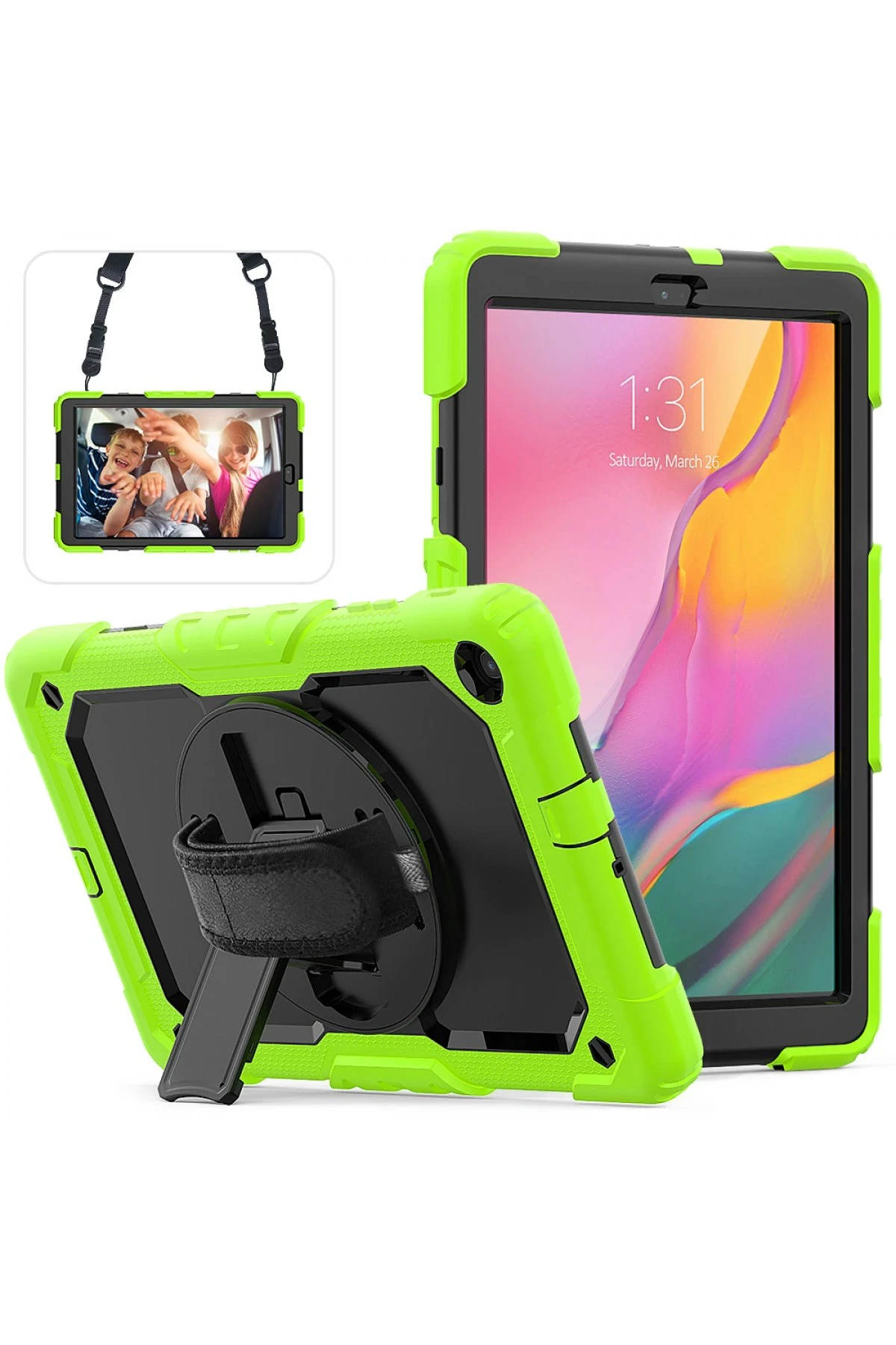 newface-samsung-galaxy-t510-tab-a-101-kilif-pars-tablet-kapak-yesil-default Uray store Samsung Galaxy T510 Tab A 10.1 Kılıf Pars Tablet Kapak - Yeşil - Görsel 1