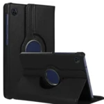 Uray store Samsung Galaxy Tab A11 360 Tablet Deri Kılıf - Siyah