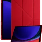 Uray store Samsung Galaxy Tab A11 Kalemlikli Mars Tablet Kılıfı - Kırmızı