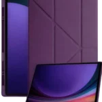 Uray store Samsung Galaxy Tab A11 Kalemlikli Mars Tablet Kılıfı - Mürdüm