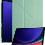 Uray store Samsung Galaxy Tab A11 Plus Kalemlikli Mars Tablet Kılıfı - Açık Yeşil