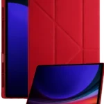 Uray store Samsung Galaxy Tab A11 Plus Kalemlikli Mars Tablet Kılıfı - Kırmızı