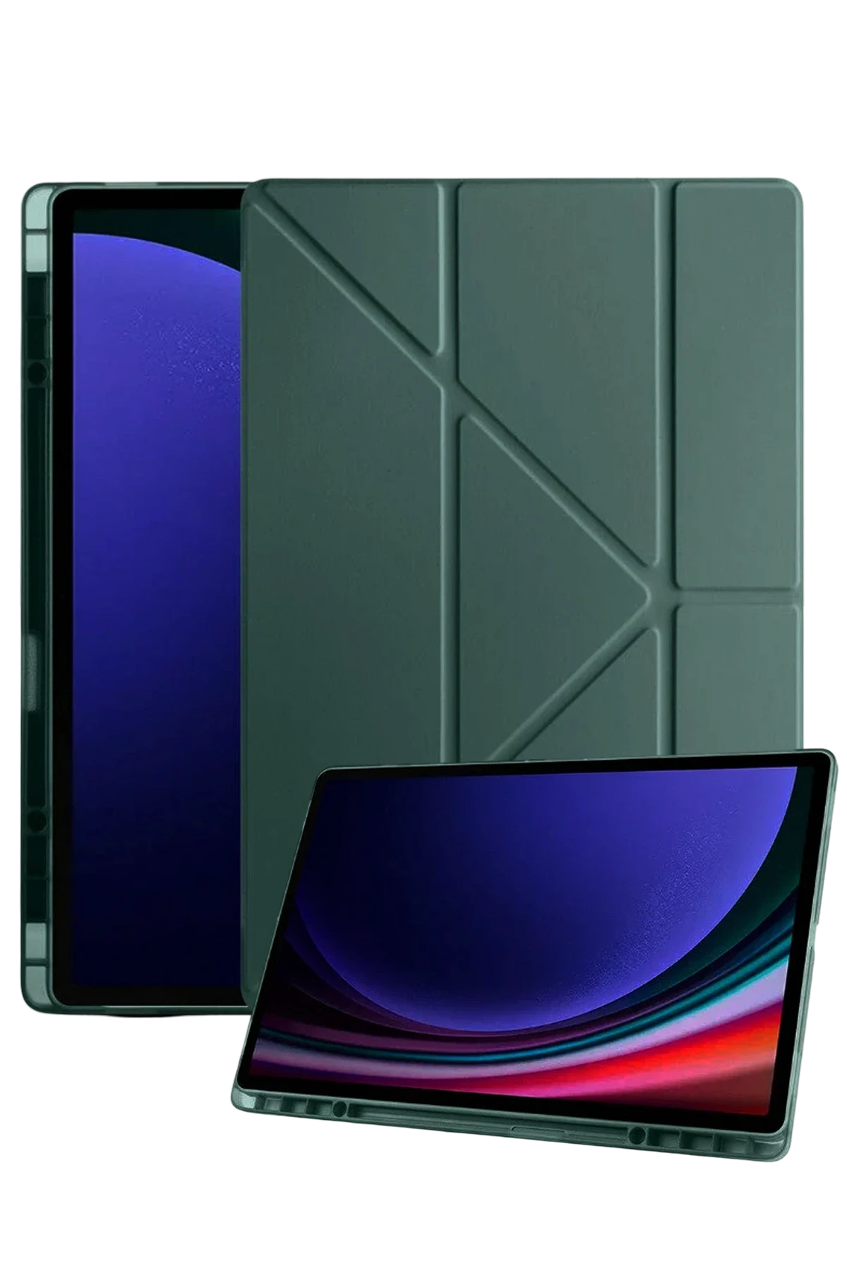 newface-samsung-galaxy-tab-a11-plus-kalemlikli-mars-tablet-kilifi-koyu-yesil-default Uray store Samsung Galaxy Tab A11 Plus Kalemlikli Mars Tablet Kılıfı - Koyu Yeşil - Görsel 1
