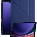 Uray store Samsung Galaxy Tab A11 Plus Kalemlikli Mars Tablet Kılıfı - Lacivert