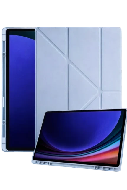 Uray store Samsung Galaxy Tab A11 Plus Kalemlikli Mars Tablet Kılıfı - Mavi