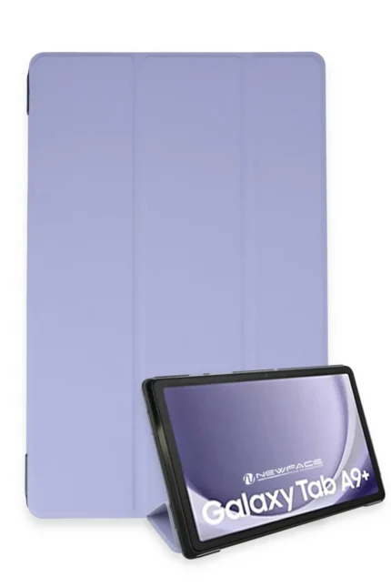 Uray store Samsung Galaxy Tab A9 Plus Kılıf Tablet Smart Kılıf - Lila