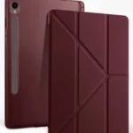 Uray store Samsung Galaxy Tab S10 FE Plus 13.1 Kalemlikli Mars Tablet Kılıfı - Mürdüm