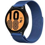 Uray store Samsung Galaxy Watch 4 Metal Mıknatıslı Kordon - Mavi