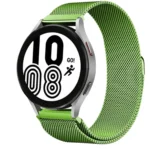 Uray store Samsung Galaxy Watch 4 Metal Mıknatıslı Kordon - Yeşil
