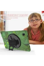 Uray store Samsung Galaxy X200 Tab A8 10.5 Kılıf Amazing Tablet Kapak - Kamuflaj - Görsel 4