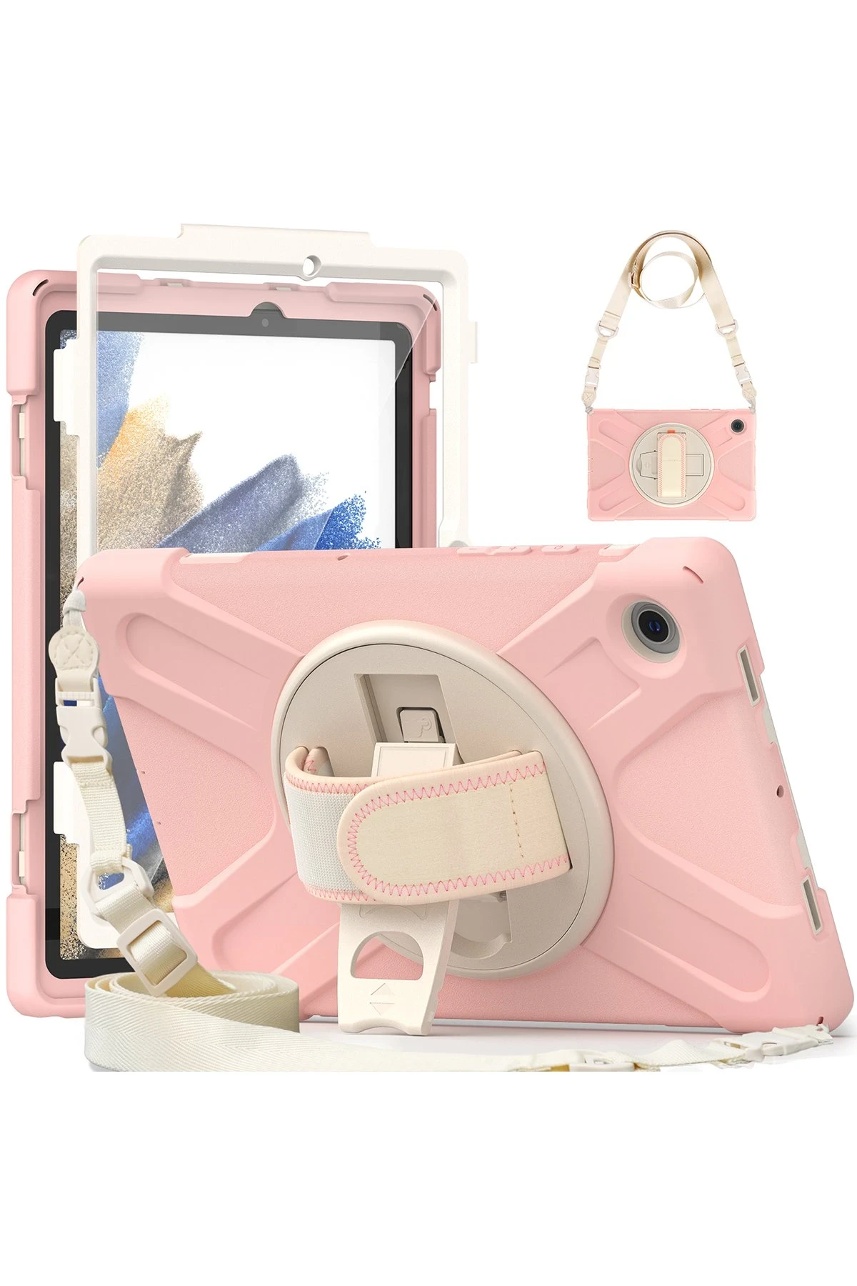 newface-samsung-galaxy-x200-tab-a8-105-kilif-amazing-tablet-kapak-pembe-default Uray store Samsung Galaxy X200 Tab A8 10.5 Kılıf Amazing Tablet Kapak - Pembe - Görsel 1