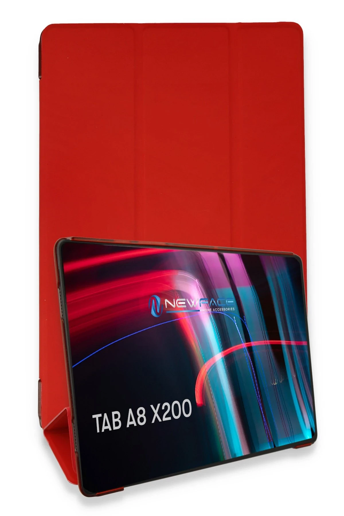 newface-samsung-galaxy-x200-tab-a8-105-kilif-tablet-smart-kilif-kirmizi-default Uray store Samsung Galaxy X200 Tab A8 10.5 Kılıf Tablet Smart Kılıf - Kırmızı - Görsel 1