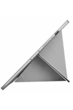 Uray store Samsung Galaxy X510 Tab S9 FE 11 Kılıf Kalemlikli Mars Tablet Kılıfı - Koyu Gri - Görsel 5