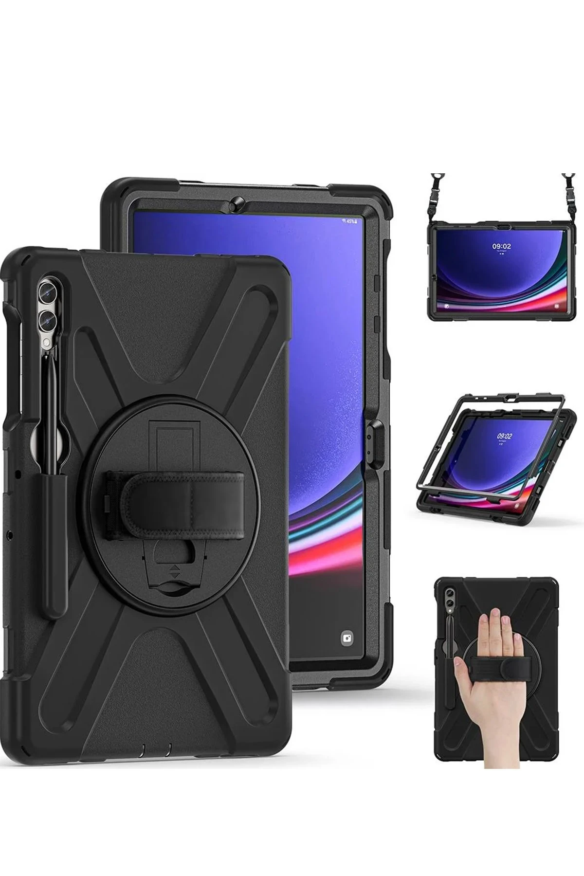 newface-samsung-galaxy-x610-tab-s9-fe-plus-124-kilif-amazing-tablet-kapak-siyah-default Uray store Samsung Galaxy X610 Tab S9 FE Plus 12.4 Kılıf Amazing Tablet Kapak - Siyah - Görsel 1