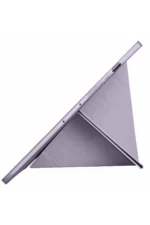 Uray store Samsung Galaxy X610 Tab S9 FE Plus 12.4 Kılıf Kalemlikli Mars Tablet Kılıfı - Lila - Görsel 2