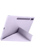 Uray store Samsung Galaxy X610 Tab S9 FE Plus 12.4 Kılıf Kalemlikli Mars Tablet Kılıfı - Lila - Görsel 5