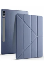 Uray store Samsung Galaxy X610 Tab S9 FE Plus 12.4 Kılıf Kalemlikli Mars Tablet Kılıfı - Lavender
