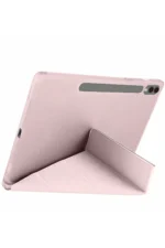 Uray store Samsung Galaxy X610 Tab S9 FE Plus 12.4 Kılıf Kalemlikli Mars Tablet Kılıfı - Rose Gold - Görsel 2