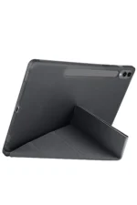 Uray store Samsung Galaxy X610 Tab S9 FE Plus 12.4 Kılıf Kalemlikli Mars Tablet Kılıfı - Siyah - Görsel 2