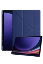 Uray store Samsung Galaxy X930 Tab S11 Ultra 14.6 Kalemlikli Mars Tablet Kılıfı - Lacivert